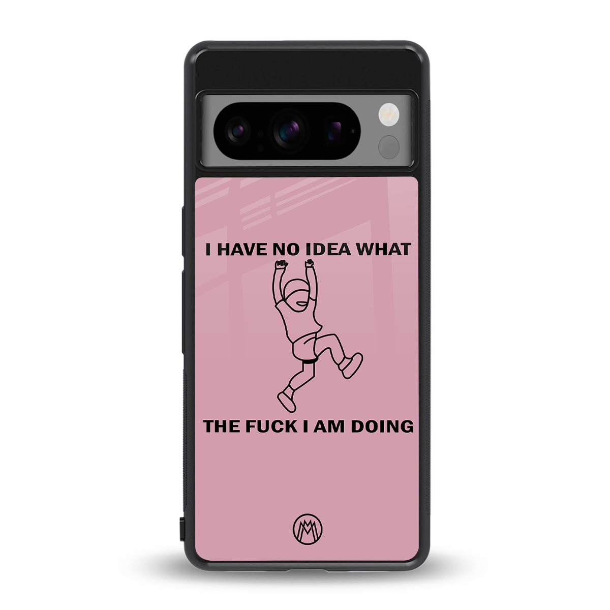 i have no idea back phone cover | glass case for google pixel 8 pro