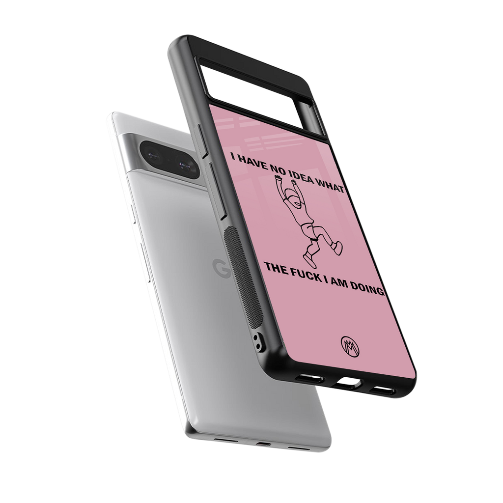 i have no idea back phone cover | glass case for Google Pixel 8
