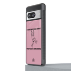 i have no idea back phone cover | glass case for Google Pixel 8