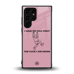 i have no idea back phone cover | glass case for samsung galaxy s24 ultra