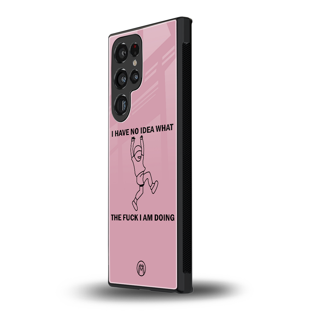 i have no idea back phone cover | glass case for samsung galaxy s23 ultra