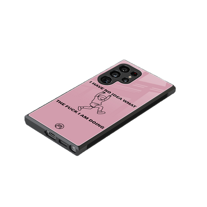i have no idea back phone cover | glass case for samsung galaxy s24 ultra