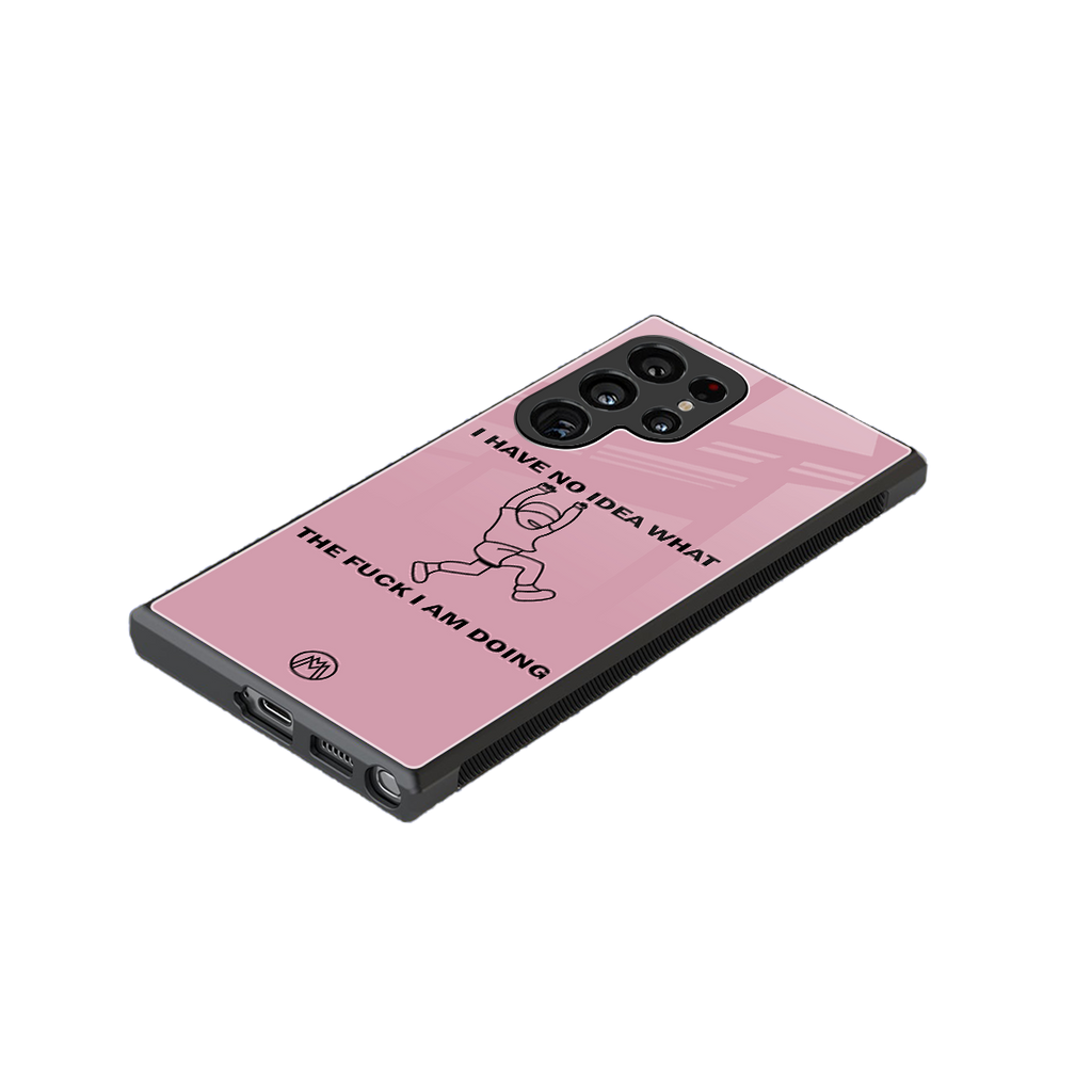 i have no idea back phone cover | glass case for samsung galaxy s23 ultra