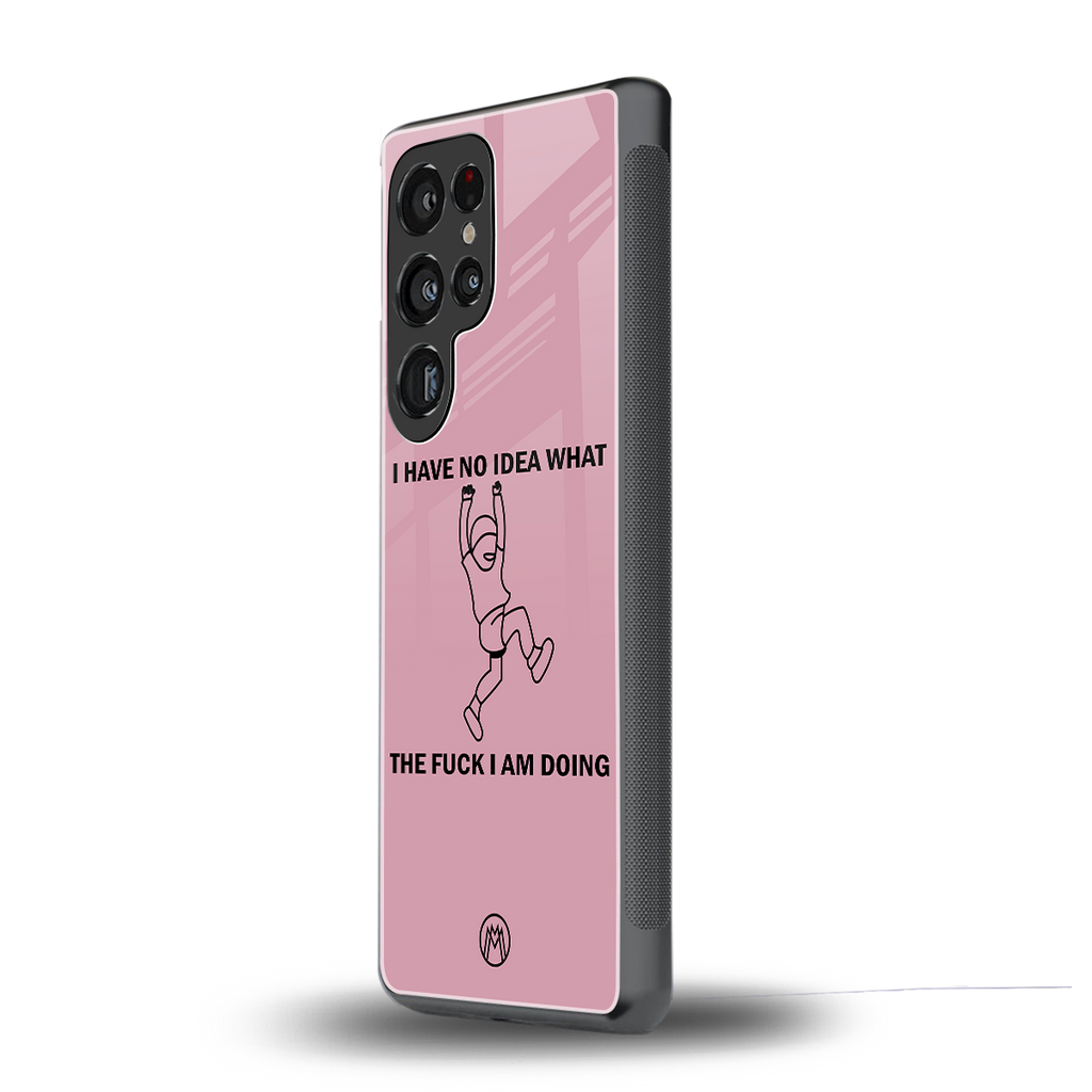i have no idea back phone cover | glass case for samsung galaxy s25 ultra