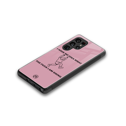 i have no idea back phone cover | glass case for samsung galaxy s25 ultra