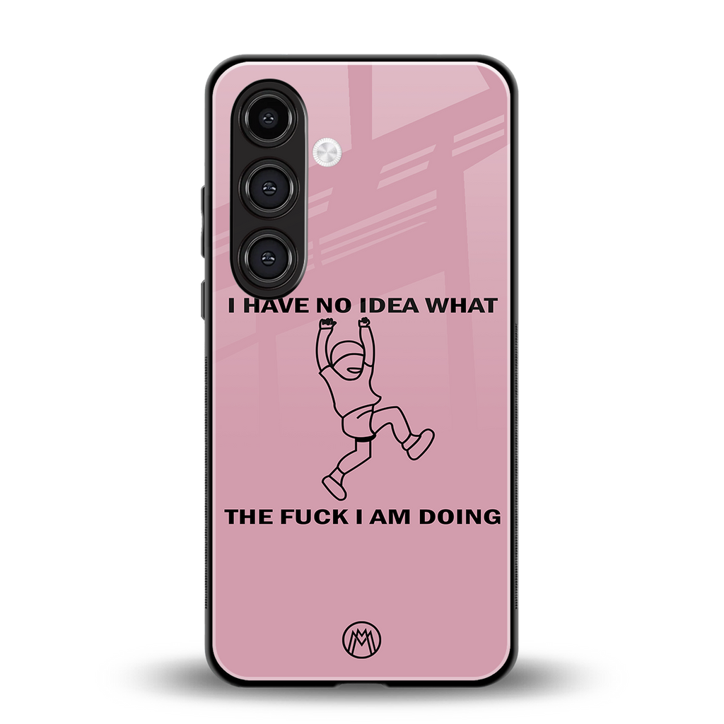 i have no idea back phone cover | glass case for samsung galaxy s23 plus