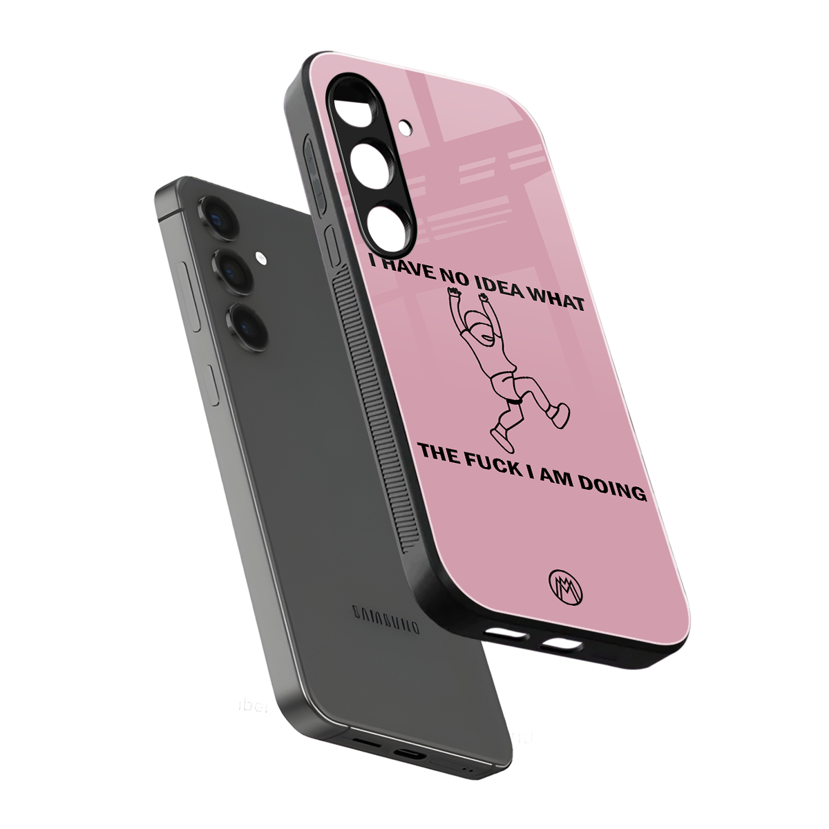 i have no idea back phone cover | glass case for samsung galaxy s24 plus