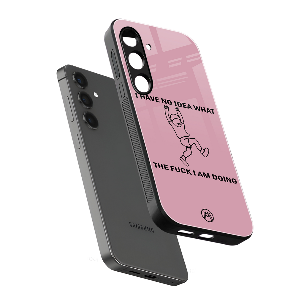 i have no idea back phone cover | glass case for samsung galaxy s24 fe