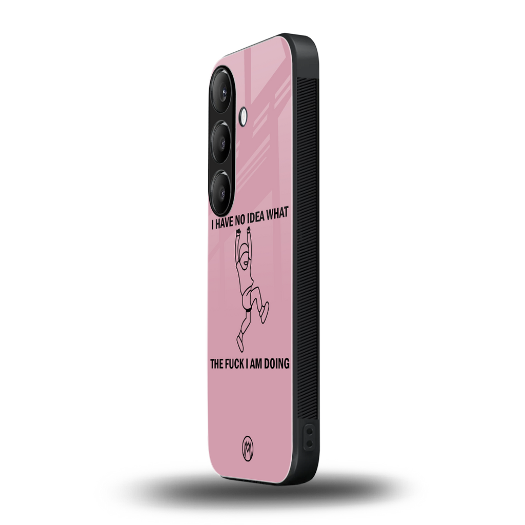 i have no idea back phone cover | glass case for samsung galaxy s24