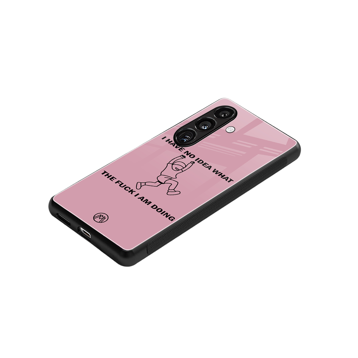 i have no idea back phone cover | glass case for samsung galaxy s24 plus