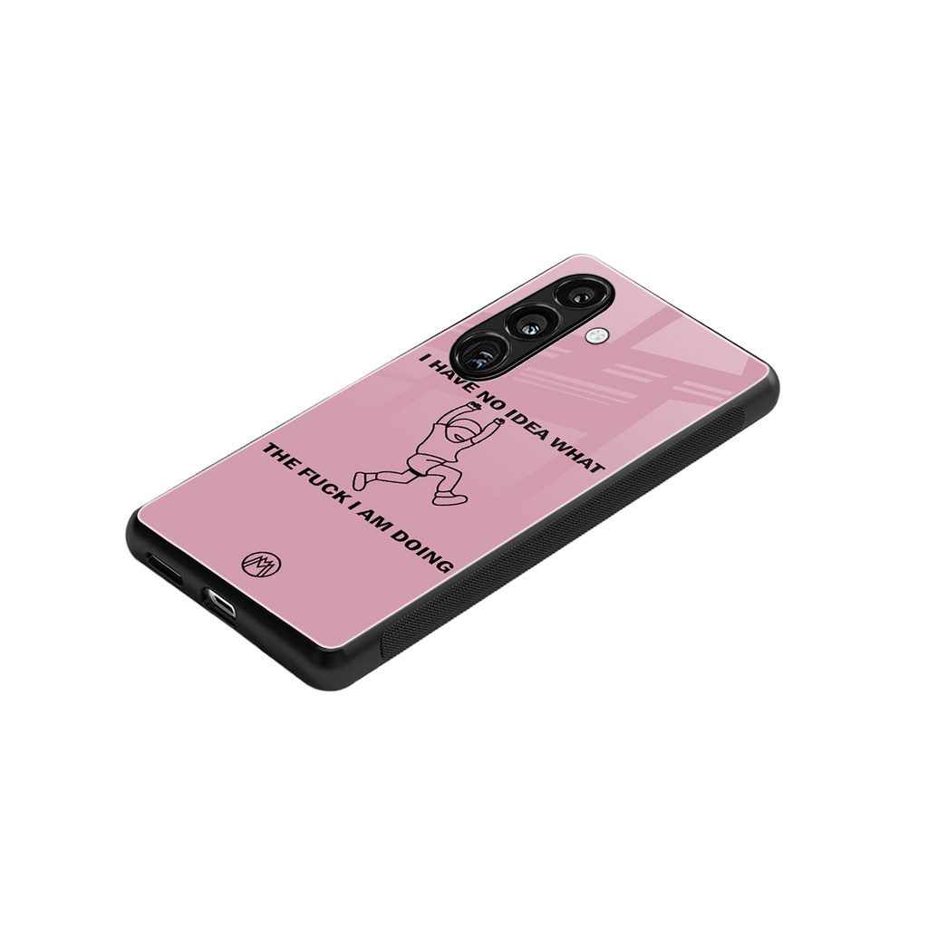 i have no idea back phone cover | glass case for samsung galaxy s23 plus