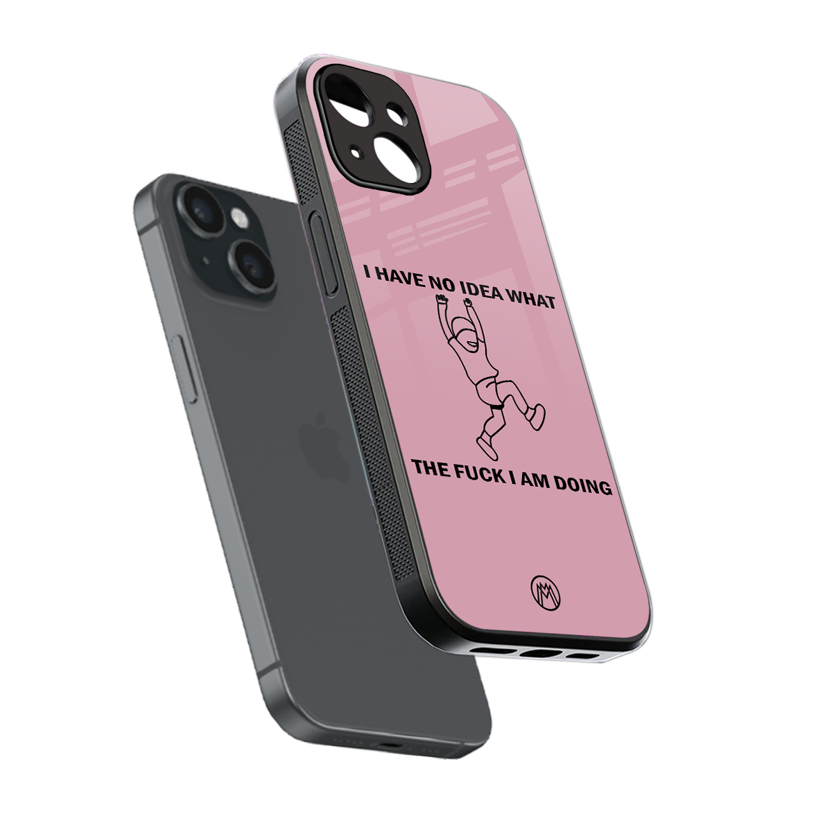 i have no idea back phone cover | glass case for iphone 15