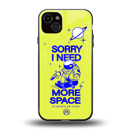 i need more space back phone cover | glass case for iphone 14 plus