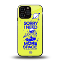 i need more space back phone cover | glass case for iphone 14 pro max