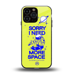 i need more space back phone cover | glass case for iphone 14 pro max