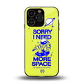 i need more space back phone cover | glass case for iphone 14 pro