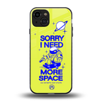 i need more space back phone cover | glass case for iphone 15