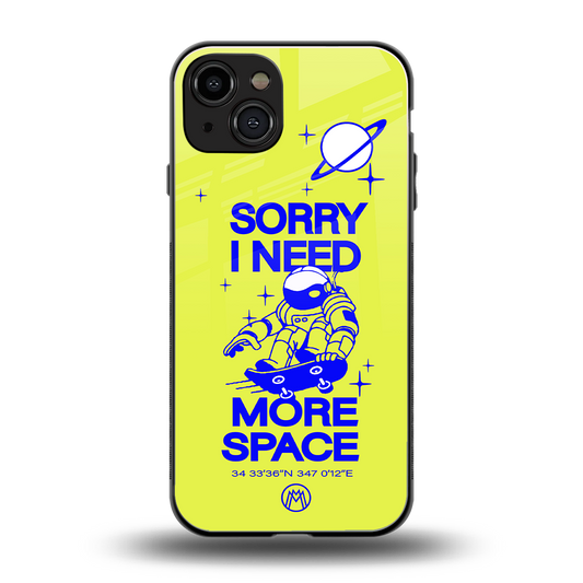 i need more space back phone cover | glass case for iphone 15