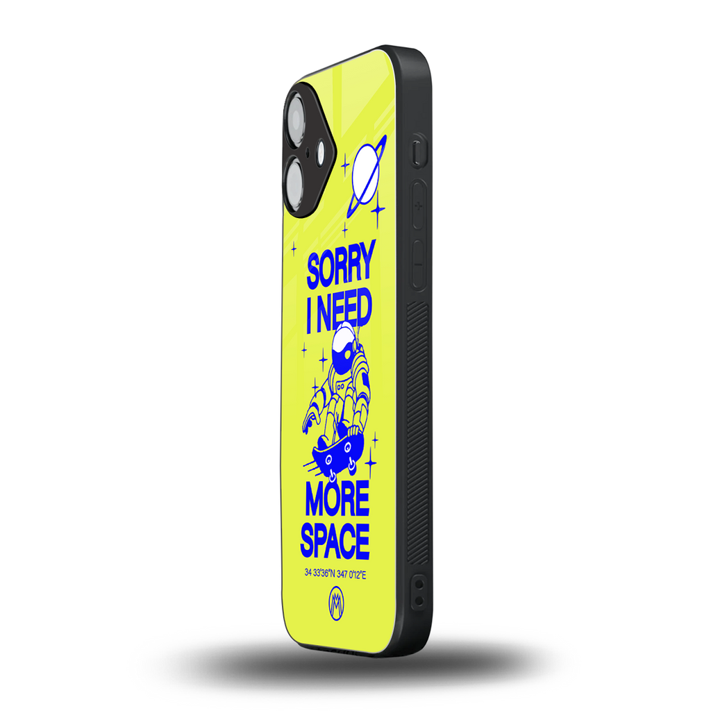 i need more space back phone cover | glass case for iphone 16 plus