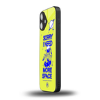 i need more space back phone cover | glass case for iphone 16 plus