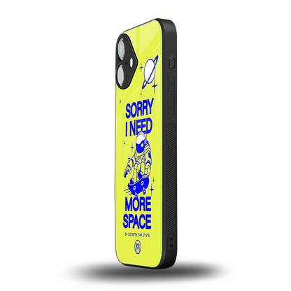 i need more space back phone cover | glass case for iphone 16 plus