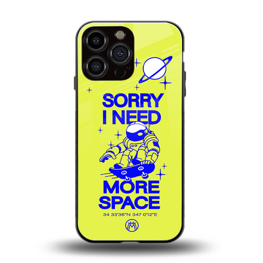 i need more space back phone cover | glass case for iphone 16 pro max