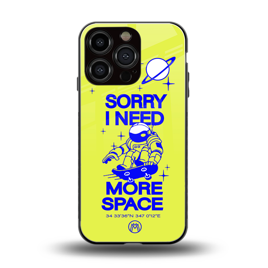 i need more space back phone cover | glass case for iphone 16 pro