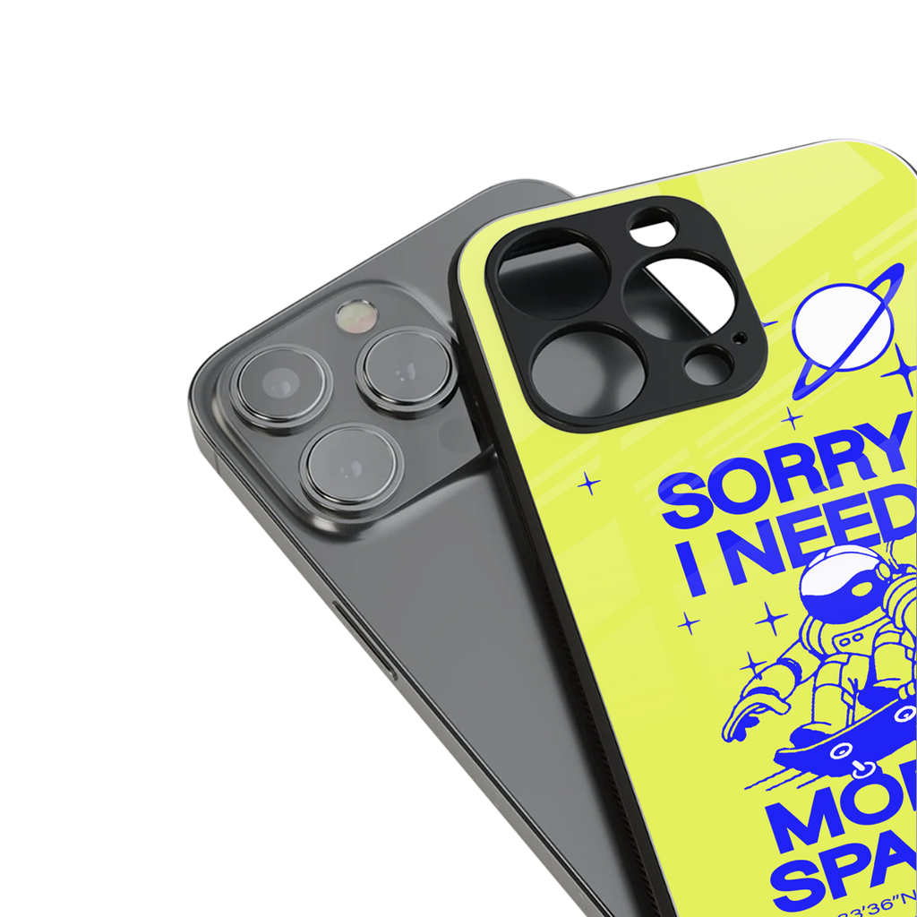 i need more space back phone cover | glass case for iphone 14 pro max