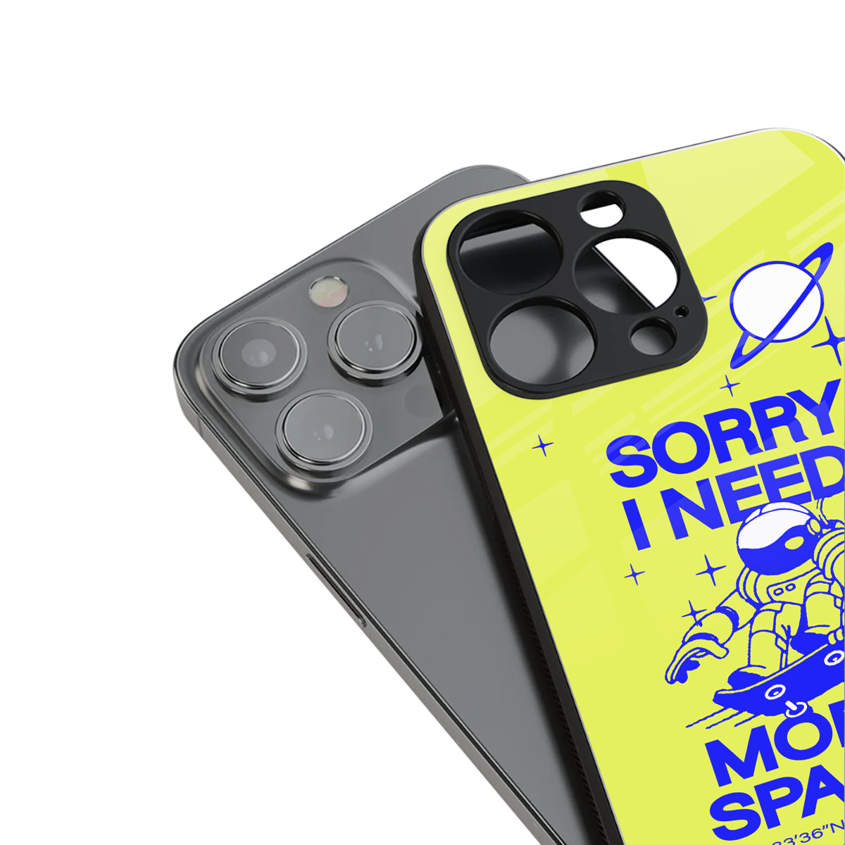 i need more space back phone cover | glass case for iphone 14 pro max