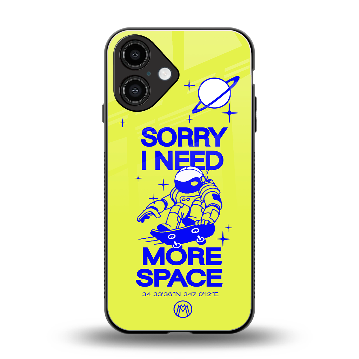 i need more space back phone cover | glass case for iphone 16