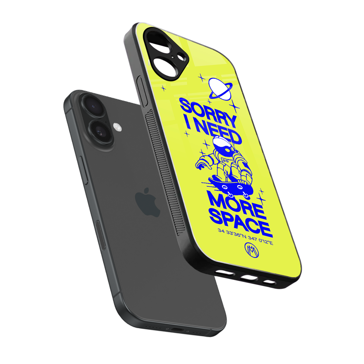 i need more space back phone cover | glass case for iphone 16