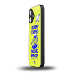 i need more space back phone cover | glass case for iphone 16
