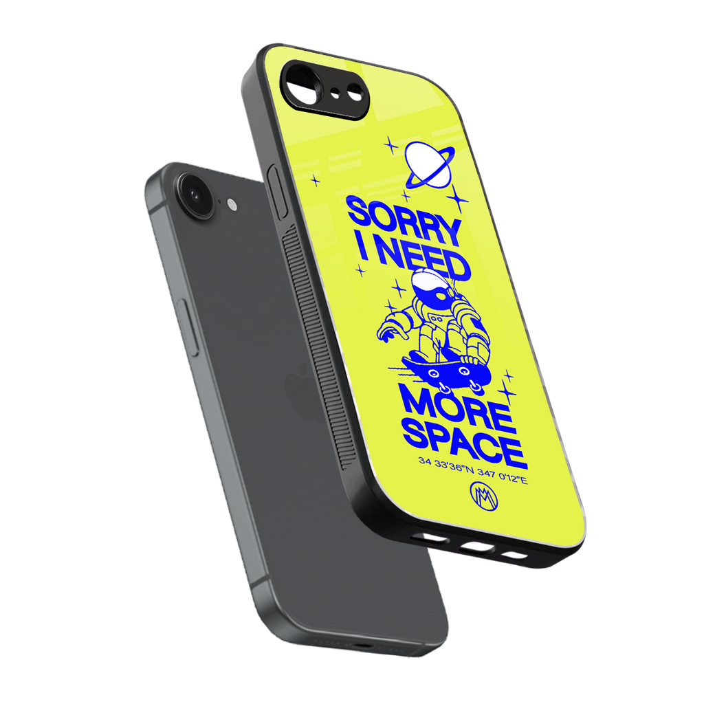 i need more space back phone cover | glass case for iphone 16e