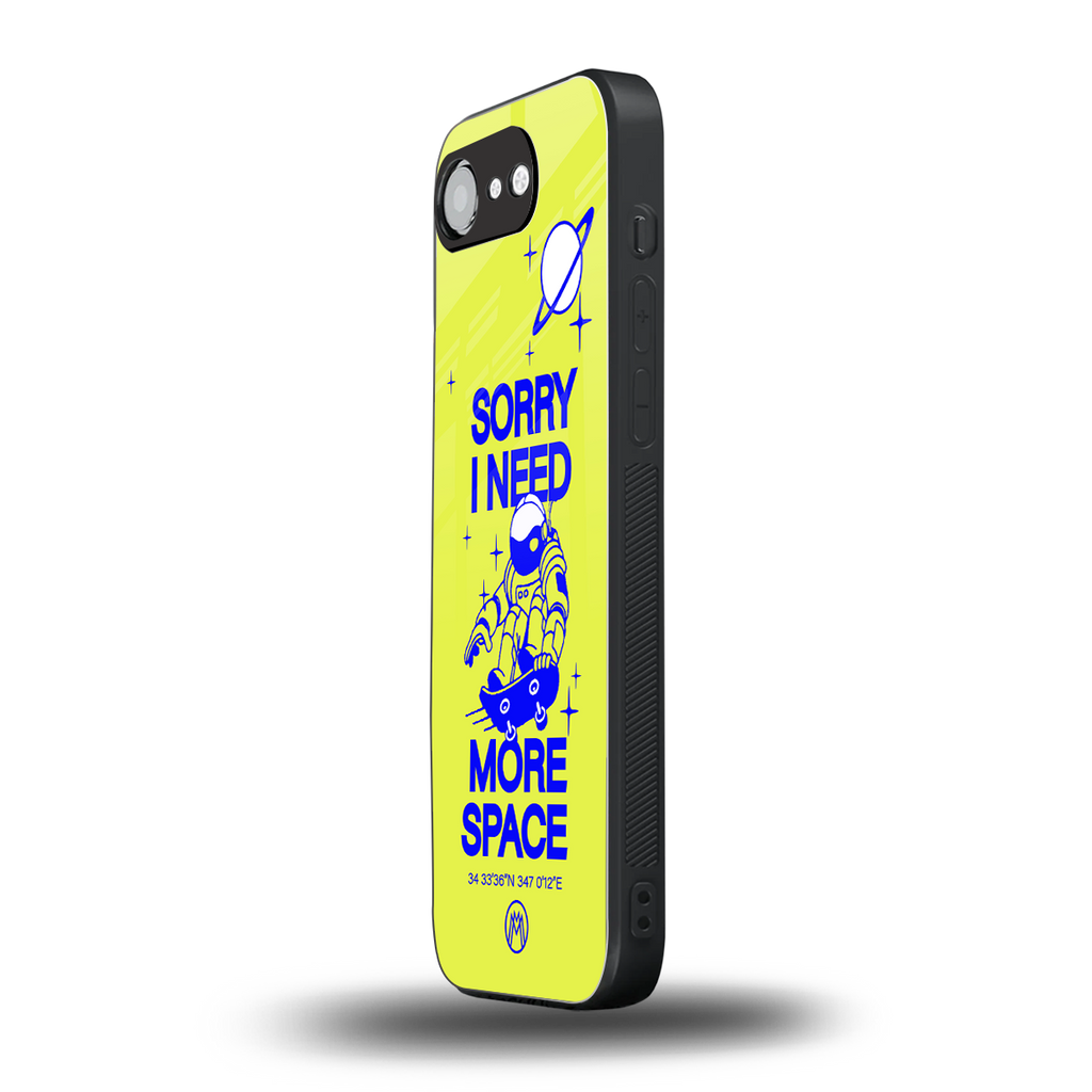 i need more space back phone cover | glass case for iphone 16e