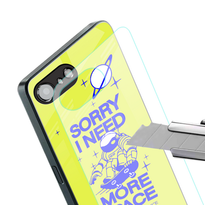 i need more space back phone cover | glass case for iphone 16e