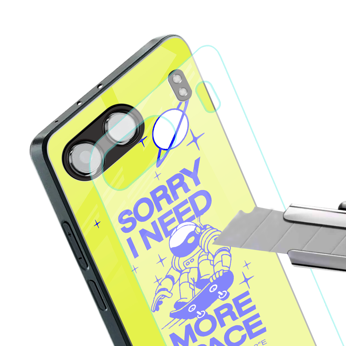 i need more space back phone cover | glass case for oneplus nord 4