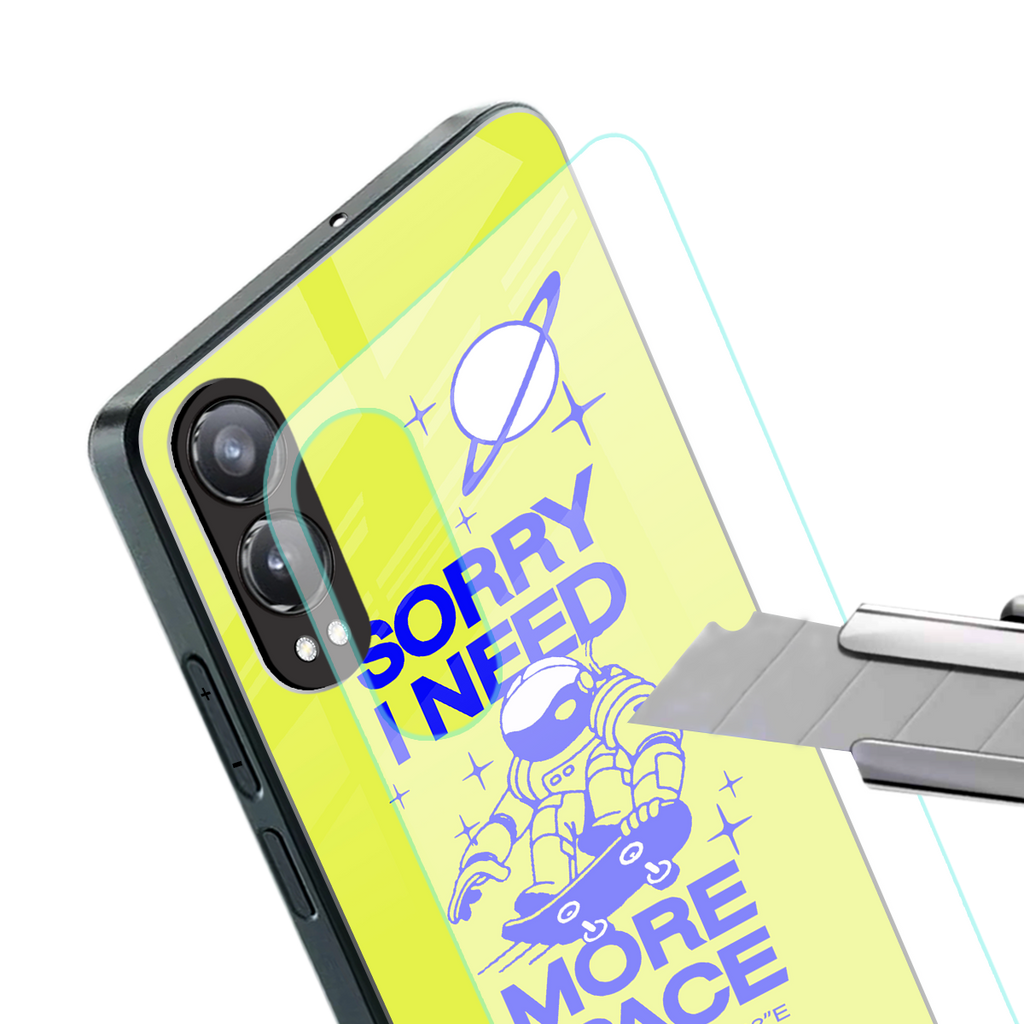 i need more space back phone cover | glass case for oneplus nord ce 4 lite