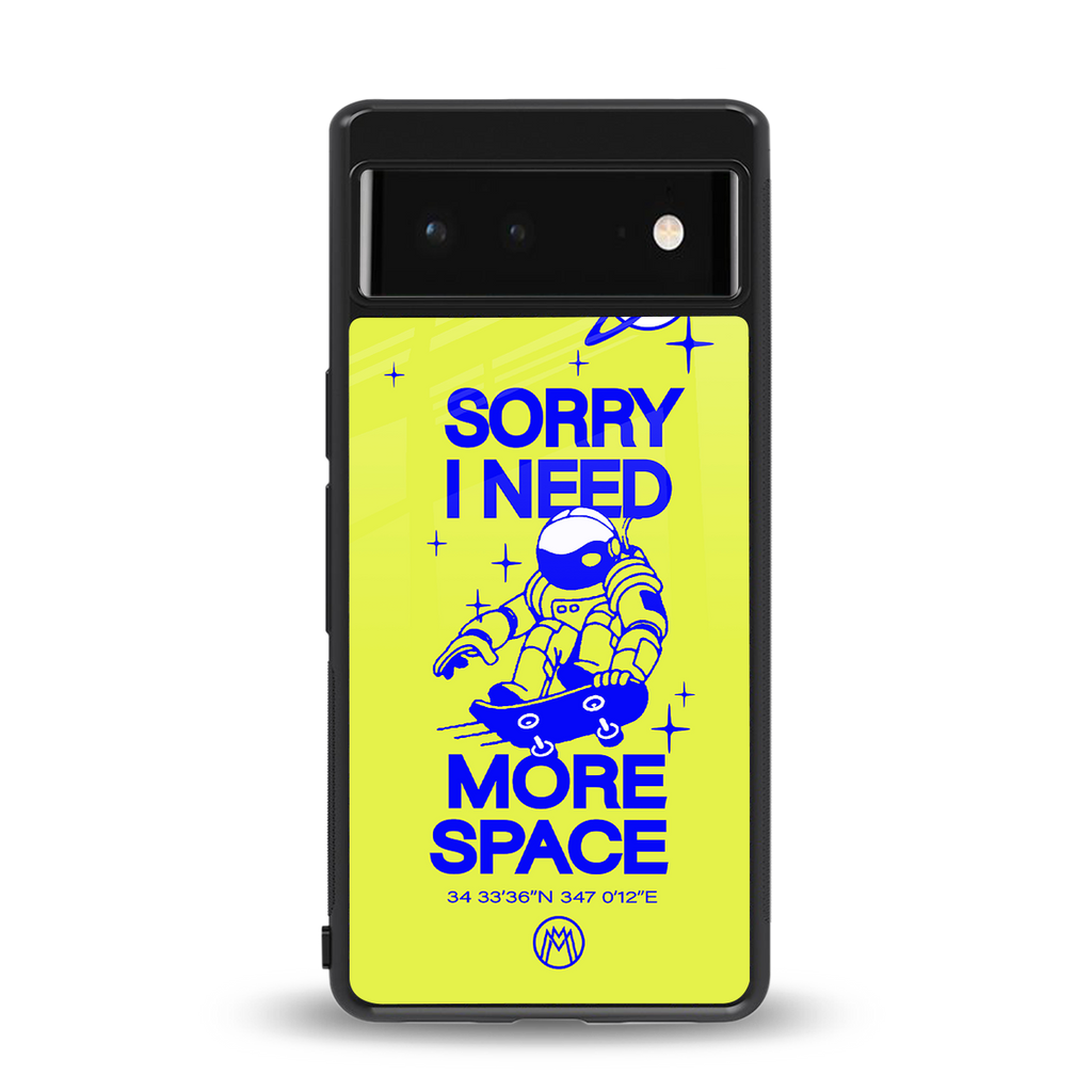 i need more space back phone cover | glass case for google pixel 6