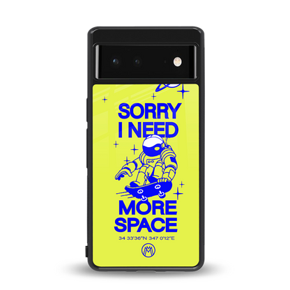 i need more space back phone cover | glass case for Google Pixel 6A