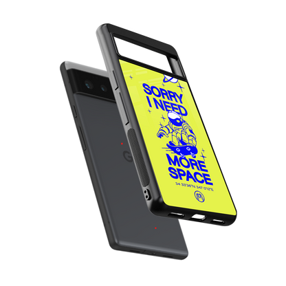 i need more space back phone cover | glass case for Google Pixel 6A