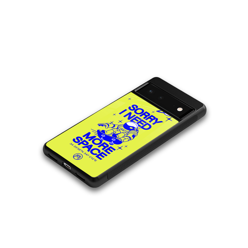 i need more space back phone cover | glass case for google pixel 6