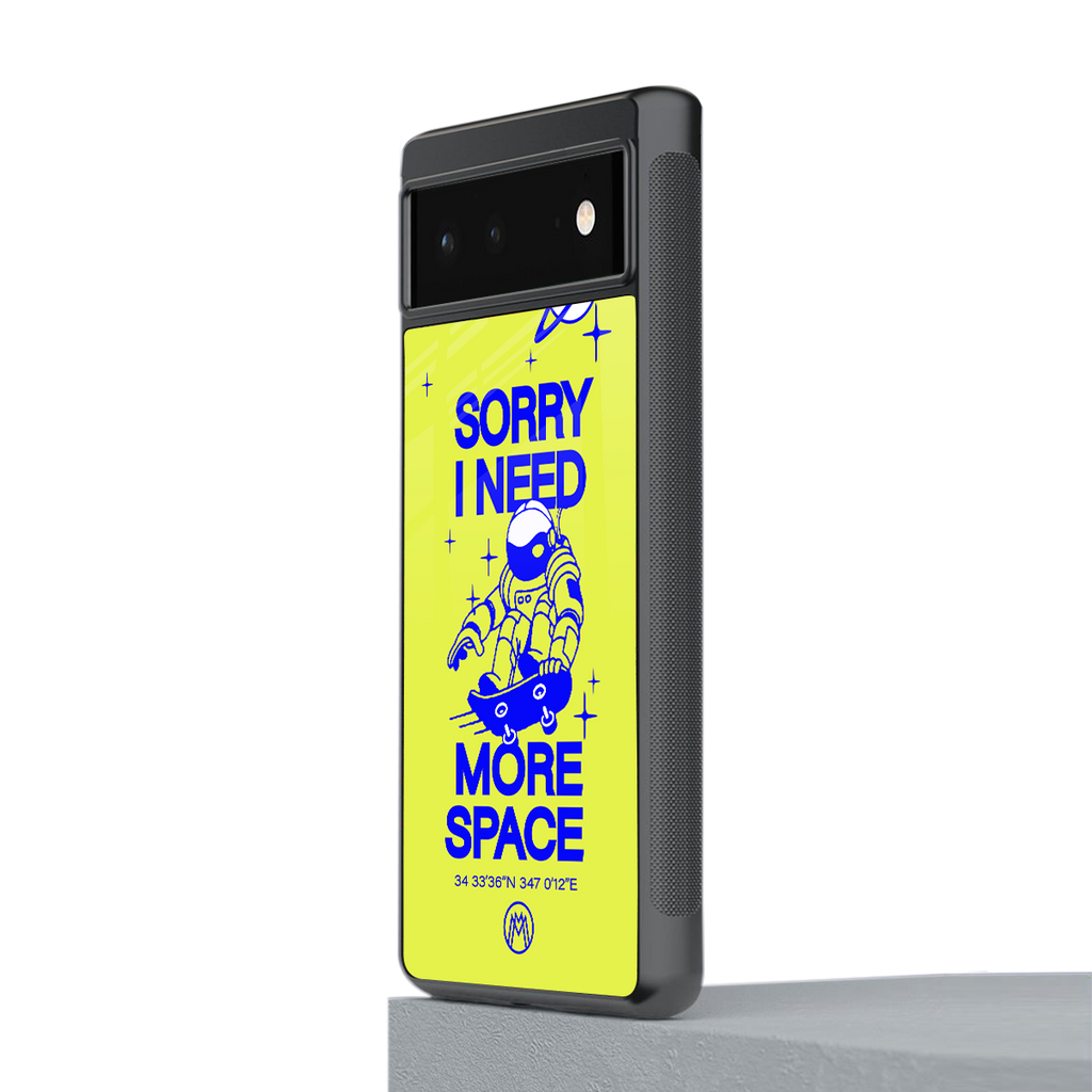 i need more space back phone cover | glass case for google pixel 6