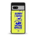 i need more space back phone cover | glass case for Google Pixel 7A