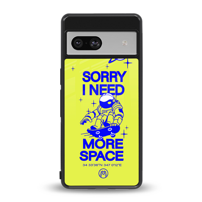 i need more space back phone cover | glass case for Google Pixel 7A