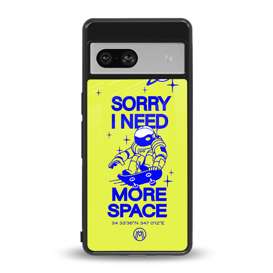 i need more space back phone cover | glass case for Google Pixel 7A
