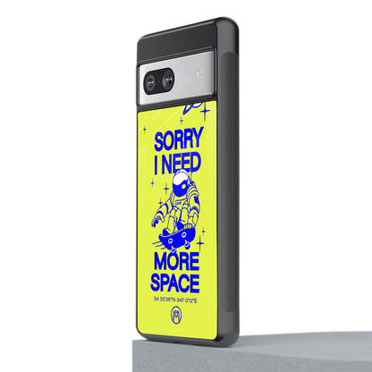 i need more space back phone cover | glass case for Google Pixel 7A