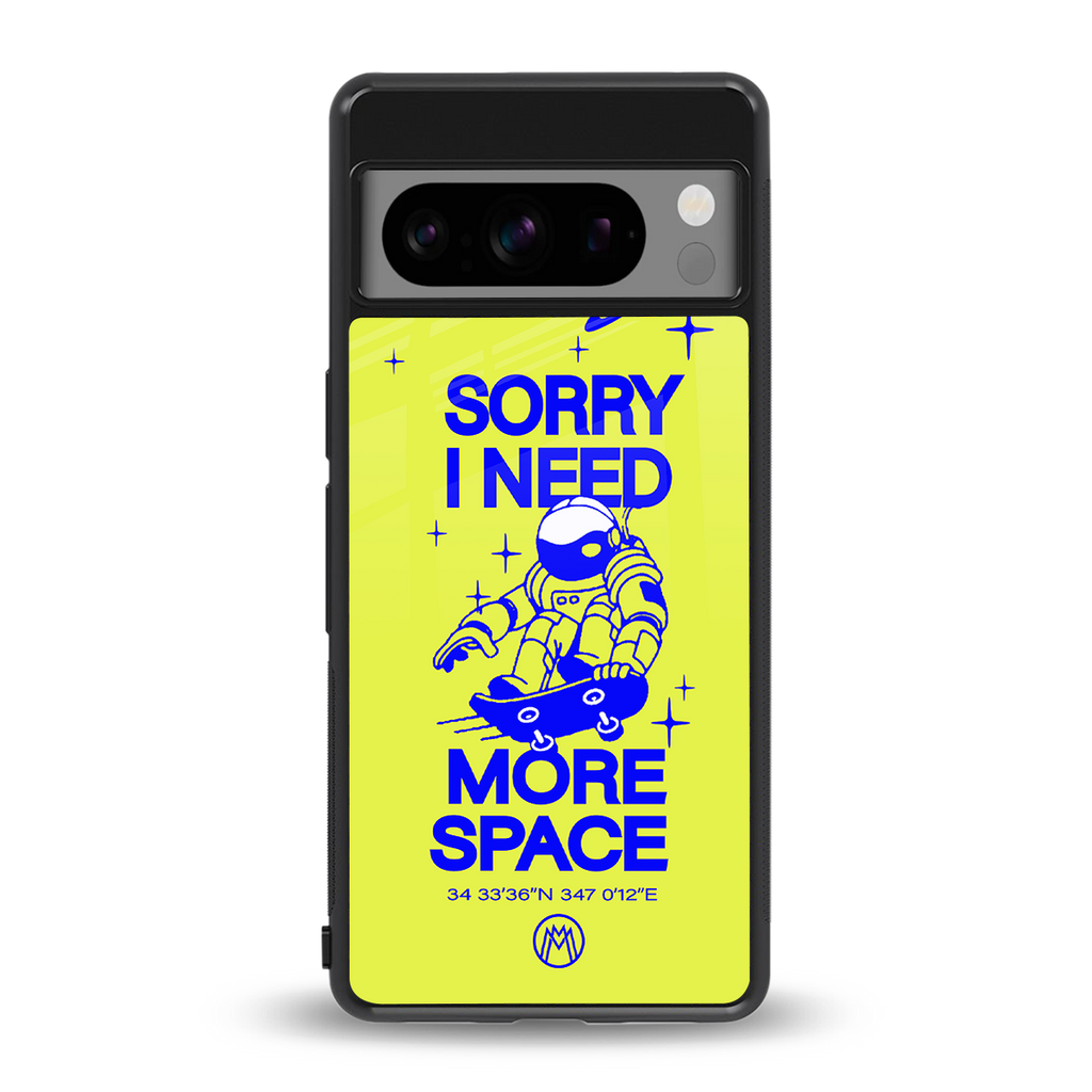 i need more space back phone cover | glass case for google pixel 8 pro
