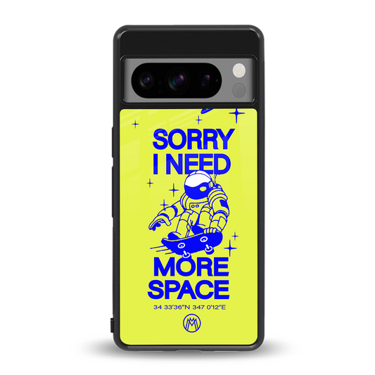 i need more space back phone cover | glass case for google pixel 8 pro