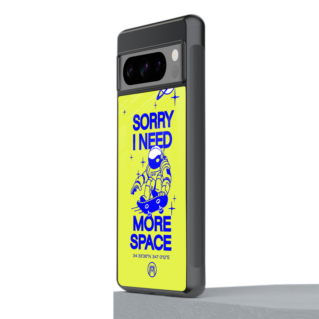 i need more space back phone cover | glass case for google pixel 8 pro