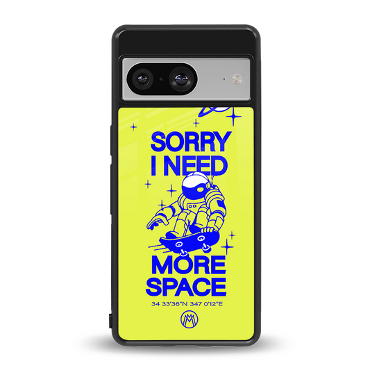 i need more space back phone cover | glass case for Google Pixel 8